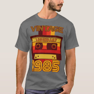 Vintages Retro 1985 legendäres Kassettenband T-Shirt