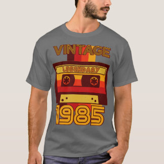 Vintages Retro 1985 legendäres Kassettenband T-Shirt