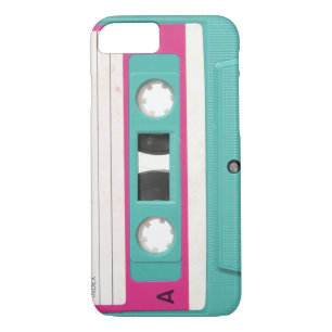 Vintages Retro aquamarines Audiokassetten-Band Case-Mate iPhone Hülle