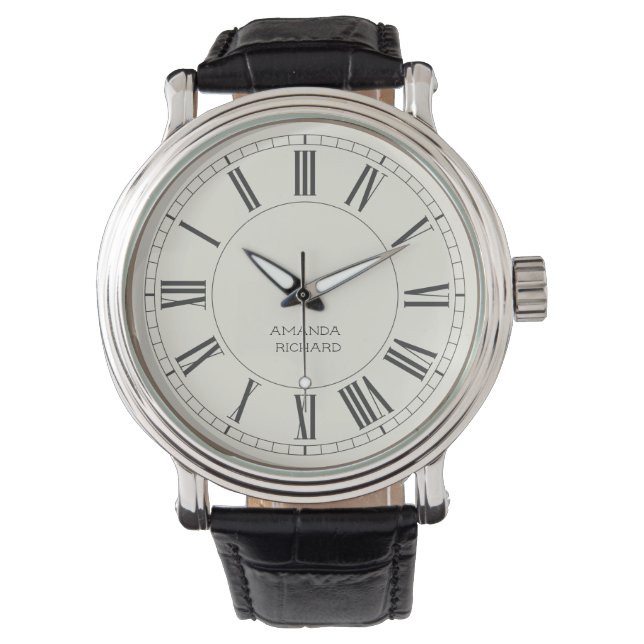 Vintages Retro Armbanduhr (Vorderseite)