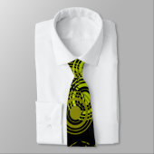 Vintages Retro Art PatternTie Krawatte (Gebunden)