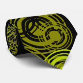 Vintages Retro Art PatternTie Krawatte (Gerollt)