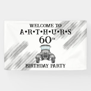 Vintages Retro-Auto - Empfang Banner