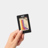 Vintages Retro-Band Ausweis (Handheld)