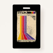 Vintages Retro-Band Ausweis (Rückseite)