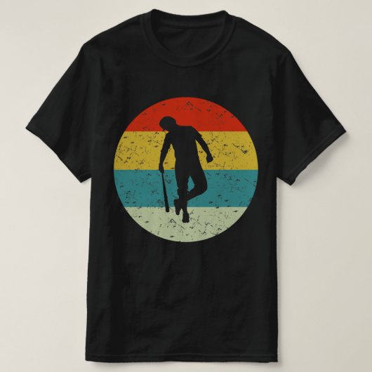 Vintages Retro-Baseball T-Shirt (Design vorne)