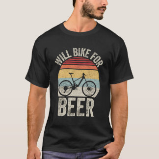 Vintages Retro Bier Bike Bike Mounta T-Shirt