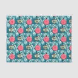 Vintages retro Birnenmuster Weihnachtsgewebe Seidenpapier