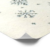 Vintages Retro-Bonbons Weihnachtsgebäck Poster (Ecke)