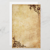 Vintages Retro Briefpapier (Vorne/Hinten)