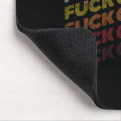 Vintages Retro-Brustkrebs-Bewusstsein G Mousepad (Ecke)