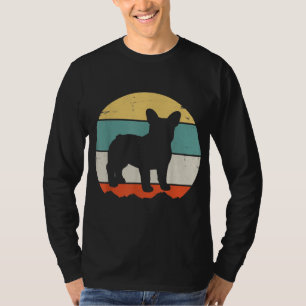 Vintages Retro Bulldog Geschenk für Hunde Vater Ma T-Shirt