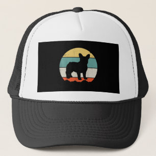 Vintages Retro Bulldog Geschenk für Hunde Vater Ma Truckerkappe