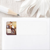 Vintages Retro-Button-Up-Girl (Insitu)