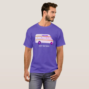 Vintages retro campervan vanlife RV - fertigen Sie T-Shirt