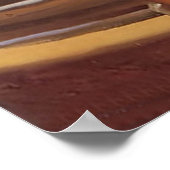 Vintages Retro Car Race Button Up Girl Poster (Ecke)