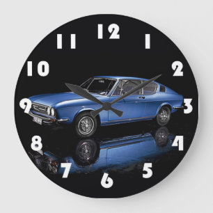 Vintages Retro Classic Car Große Wanduhr