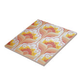 Vintages Retro-Design Fliese (Seite)