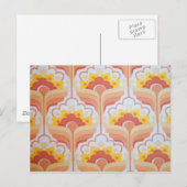 Vintages Retro-Design Postkarte (Vorne/Hinten)