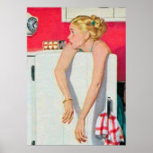 Vintages Retro-Ehefrau-Plakat Poster (Vorne)