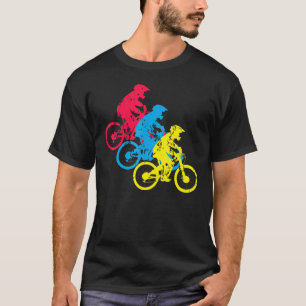 Vintages Retro-Fahrrad BMX Stunt Bike Rider Racing T-Shirt