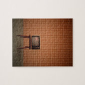 Vintages Retro-Fernsehen Puzzle (Horizontal)