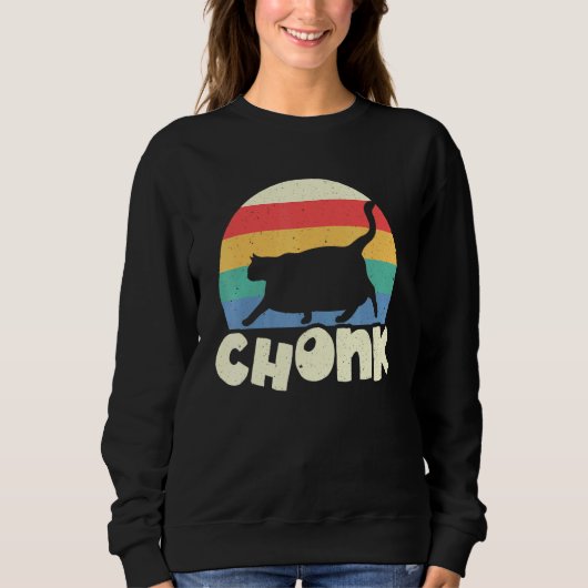 Vintages Retro-Fett Sweatshirt (Vorderseite)
