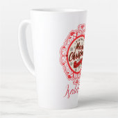 Vintages Retro Frohe Weihnachten Milchtasse (Linke Ecke)