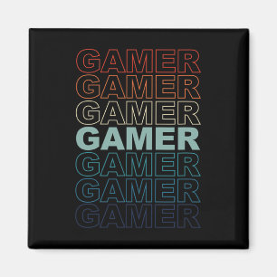 Vintages Retro Gamers Video Games Gaming Videogame Magnet