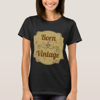 Vintages Retro-gebeuteltes Hemddesign T-Shirt