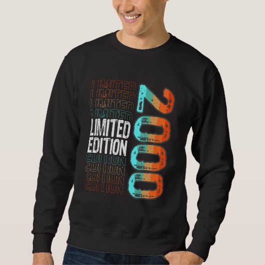 Vintages Retro-Geburtsjahr 2000 Sweatshirt (Vorderseite)