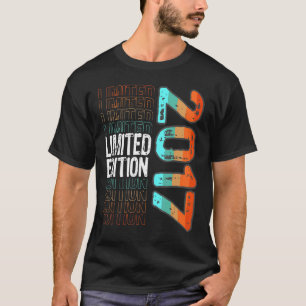 Vintages Retro-Geburtsjahr 2017 T-Shirt