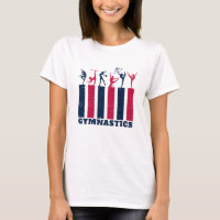 Vintages Retro Girl Gymnast Gymnastik