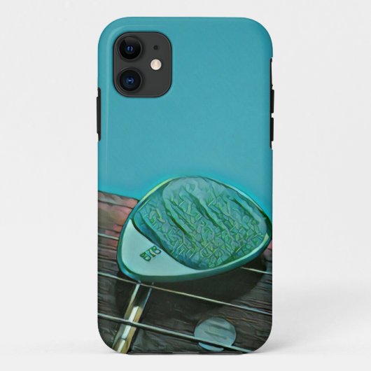 Vintages Retro-Gitarrenwerk Case-Mate iPhone Hülle (Rückseite)
