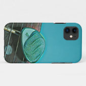 Vintages Retro-Gitarrenwerk Case-Mate iPhone Hülle (Rückseite (Horizontal))
