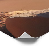 Vintages Retro-Glamour-Mädchen mit Poodle Poster (Ecke)