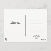 Vintages Retro-Glamour-Mädchen mit Poodle Postkarte (Rückseite)