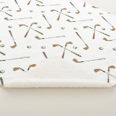 Vintages Retro Golf Golfer Klettergarten Ball Must Sherpadecke (3/4)