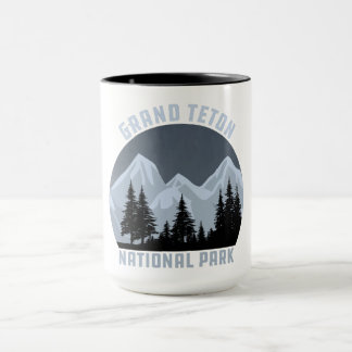 Vintages Retro Grand Teton Nationalpark Wyoming Tasse