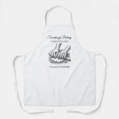 Vintages Retro-handgefertigtes Sourdough-Backen fü Schürze (Vorderseite)