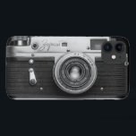 Vintages Retro-Handy Case-Mate iPhone Hülle<br><div class="desc">Dieses Vintage Handy-Gehäuse verleiht Ihrem Handy einen schwarz-silbernen Retro-Stil!    Spaß und cooles Geschenk!</div>