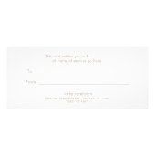 Vintages Retro Holiday Geschenkzertifikat Werbekarte (Hinten)