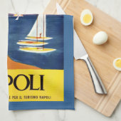 Vintages retro italienisches Plakat Handtuch (Viertel Falte)