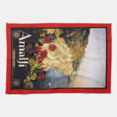 Vintages retro italienisches Plakat Küchentuch (Horizontal)