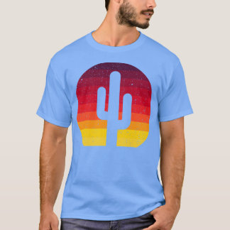 Vintages Retro-Kaktus-Geschenk T-Shirt