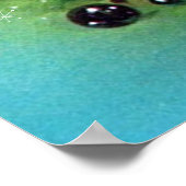 Vintages Retro-Kätzchen Weihnachtsbrille-Plakat Poster (Ecke)