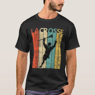 Vintages Retro Lacrosse Player-Geschenk Lacrosse P T-Shirt