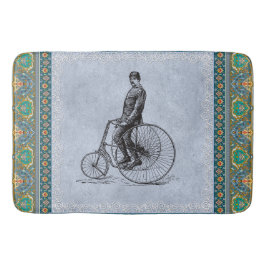 Vintages Retro mit Spitzen und Blume auftragen Badematte