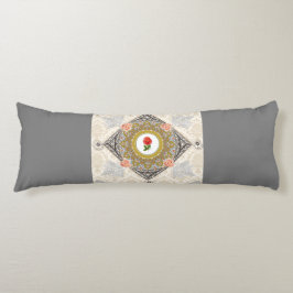 Vintages Retro mit Spitzen und Blume auftragen Seitenschläferkissen