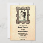 Vintages Retro Mitte des Jahrhunderts Modernes Bra Einladung (Vorderseite)